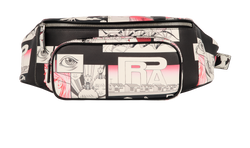 Comic Waist Bag, Leather, Black/Red, 56/5, DB/E, 4*